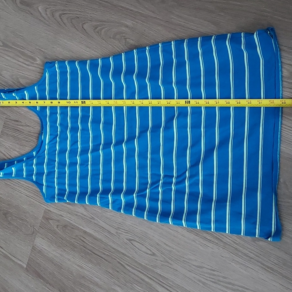 Mossimo Blue and White Striped Sleeveless Dress Medium - Picture 8 of 8
